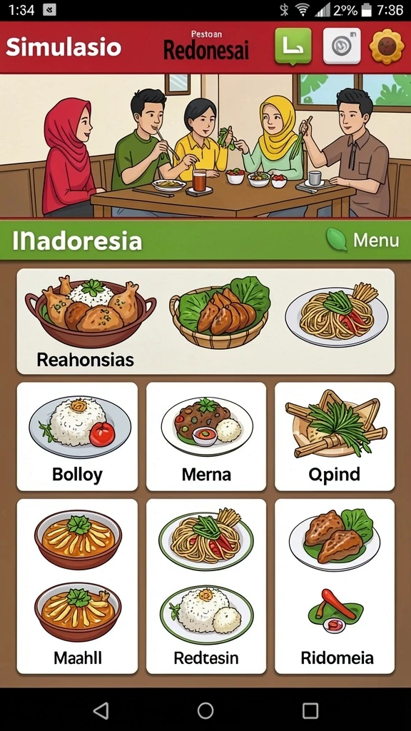 Karakter-karakter unik dengan kemampuan yang berbeda.