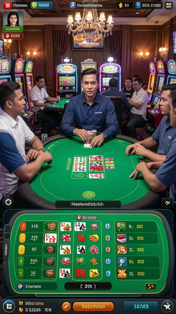 Tampilan awal game yang menarik dan menggugah semangat.