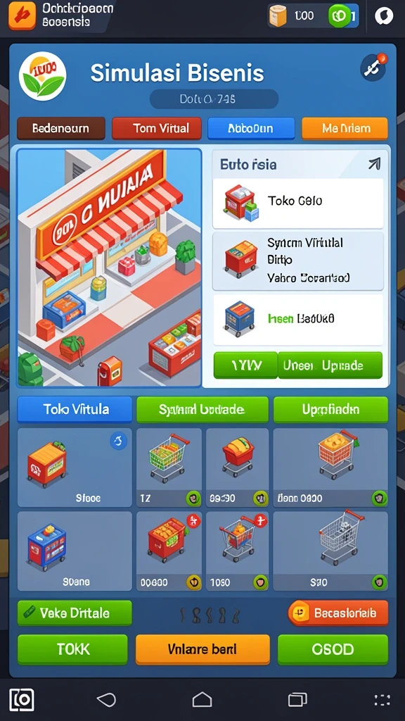 Menampilkan layar utama dengan berbagai mesin slot yang menarik.
