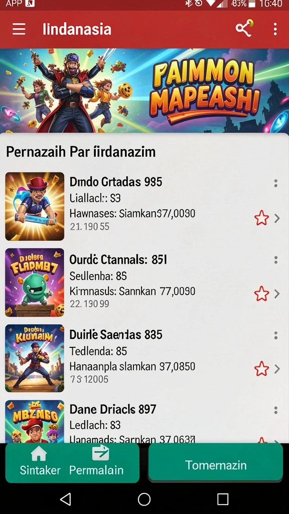 Grafis indah yang memukau dalam setiap level.