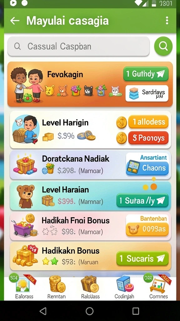 Level tantangan yang memukau dan sangat menegangkan.