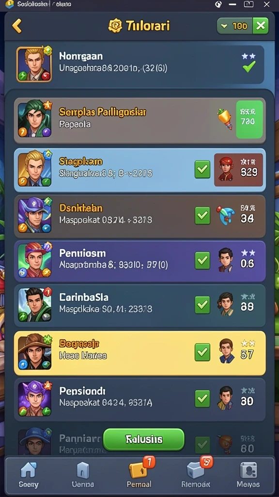 Screenshot AGAM69 menampilkan latar belakang yang penuh warna.