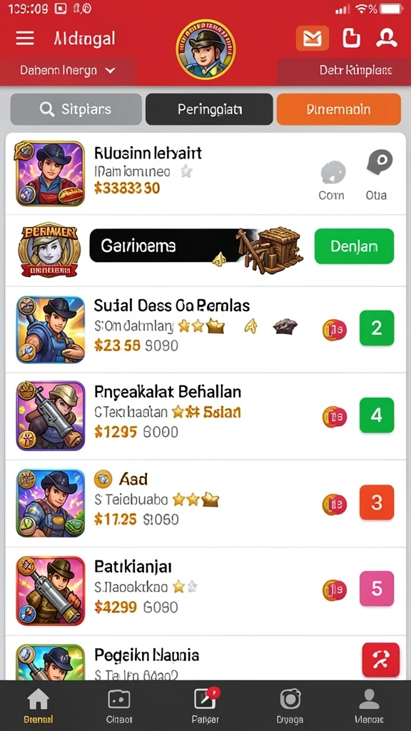 Tampilan grafik game yang menawan.
