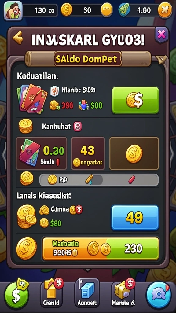 Fitur karakter yang bisa diupgrade untuk pengalaman bermain yang lebih baik.