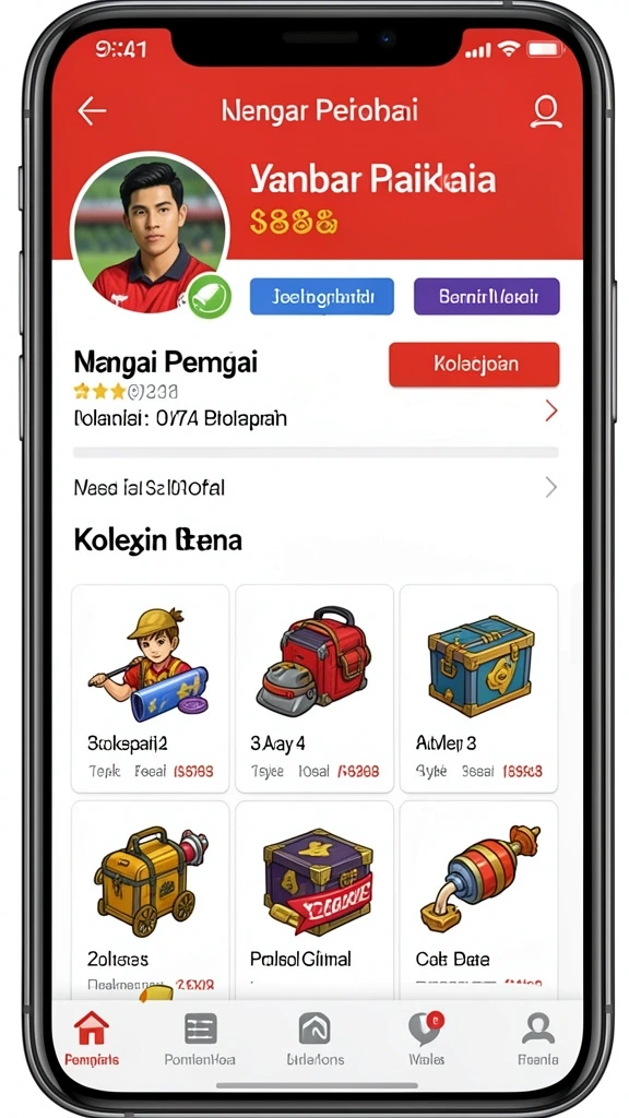 Peningkatan level yang menantang dan menarik.