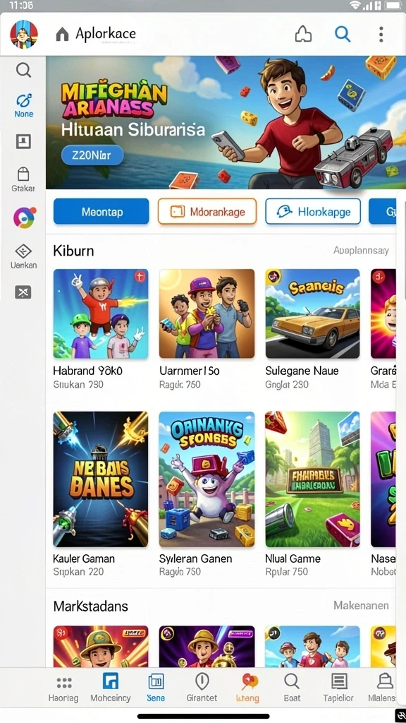 Tangkapan layar memperlihatkan gameplay yang intens dan seru.