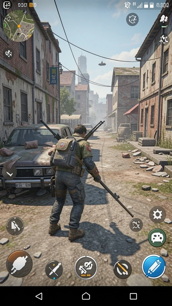 Screenshot menggambarkan salah satu level tantangan yang seru.