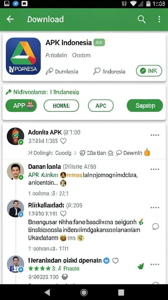 Screenshot menampilkan UI yang intuitif dan menarik.