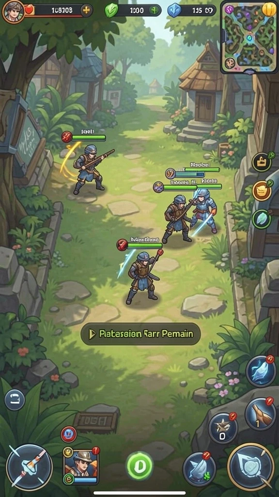 Screenshot menampilkan berbagai karakter hebat yang bisa dimainkan.
