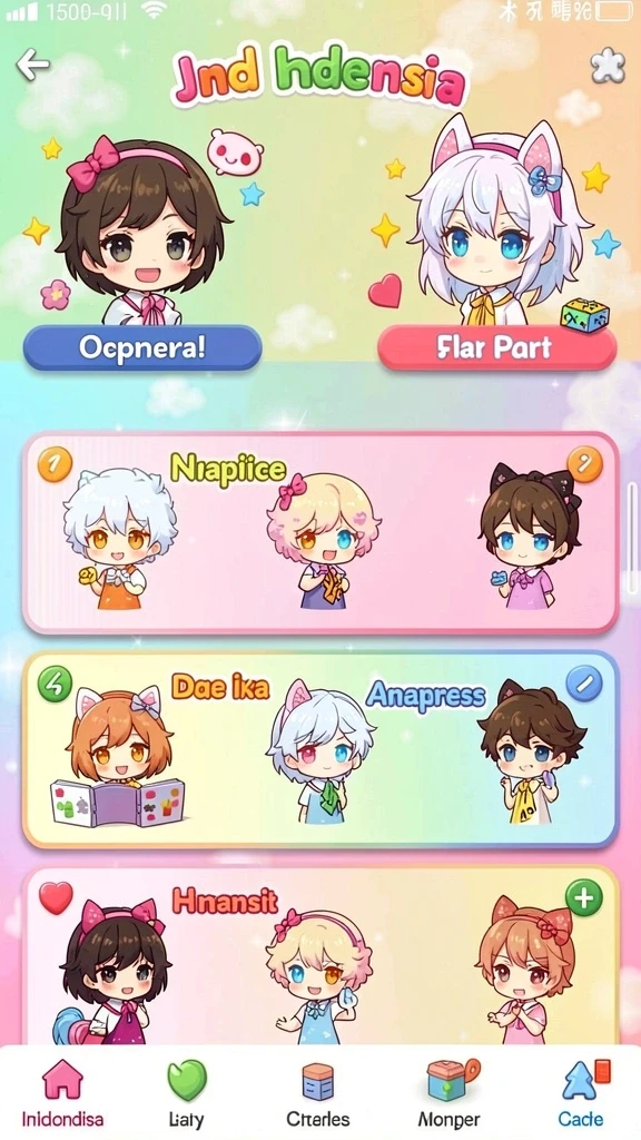 Gameplay yang seru dengan berbagai level.
