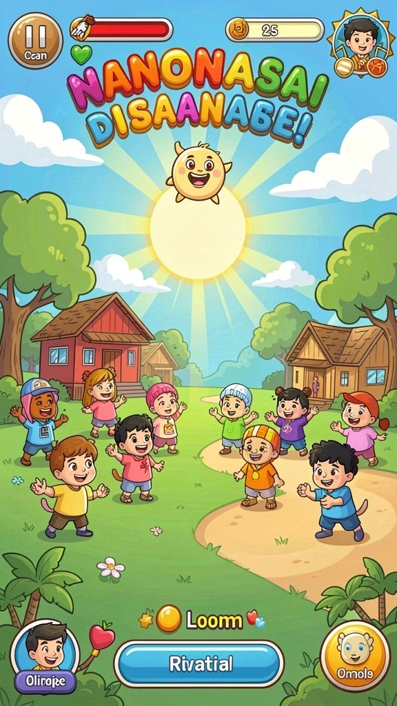 Fitur multiplayer menghubungkan pemain di seluruh dunia.