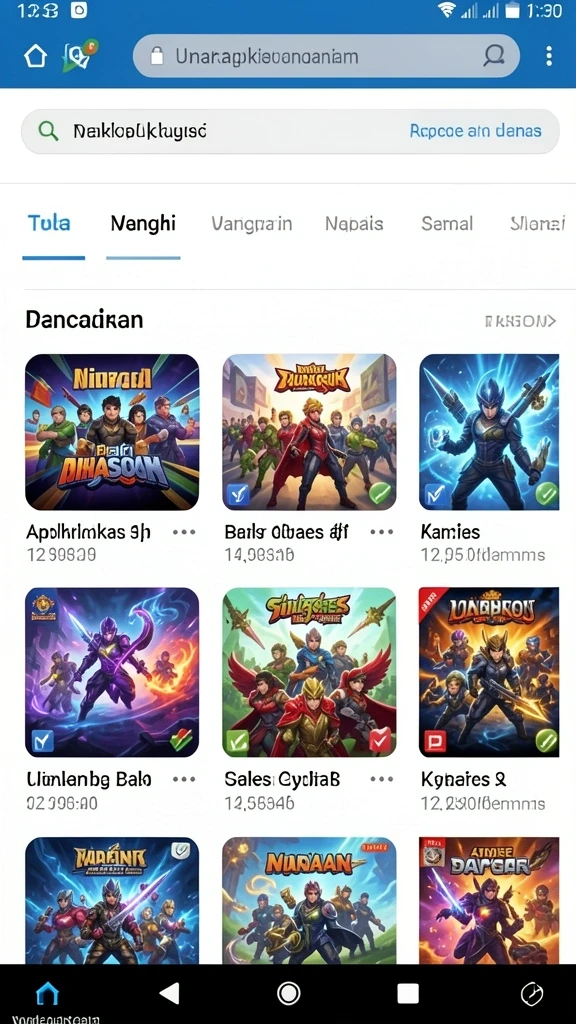 Tangkapan layar memperlihatkan fitur peningkatan karakter yang menarik.