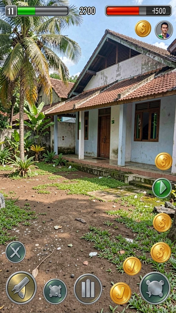 Tampilan antarmuka GEBYAR4D yang sederhana dan intuitif.