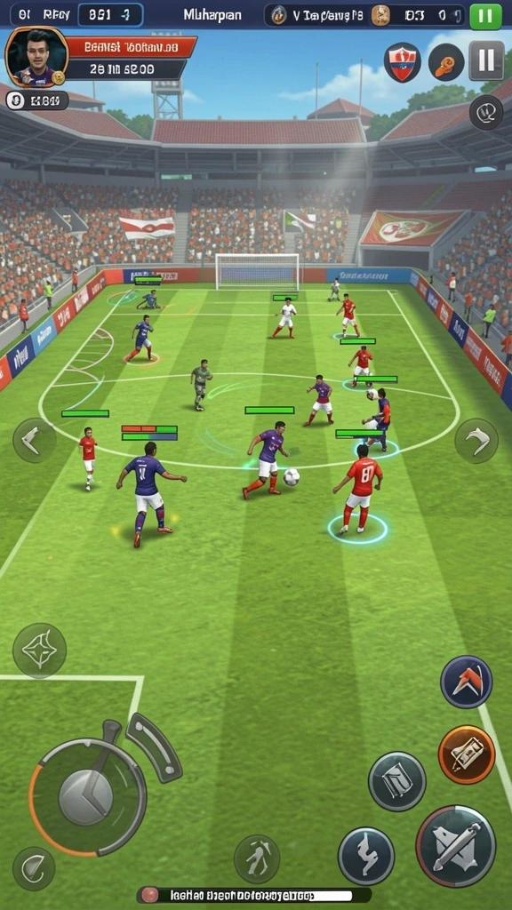 Screenshot menampilkan mode multiplayer yang kompetitif.