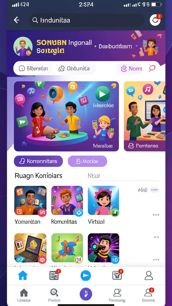 Tampilan antarmuka yang menarik dan mudah dinavigasi.