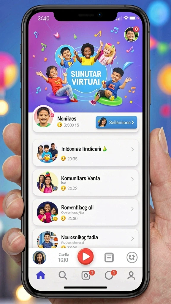 Karakter-karakter lucu yang dapat dipilih pemain.