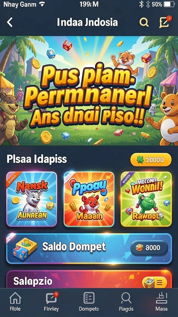 Ragam permainan yang seru dan menantang.