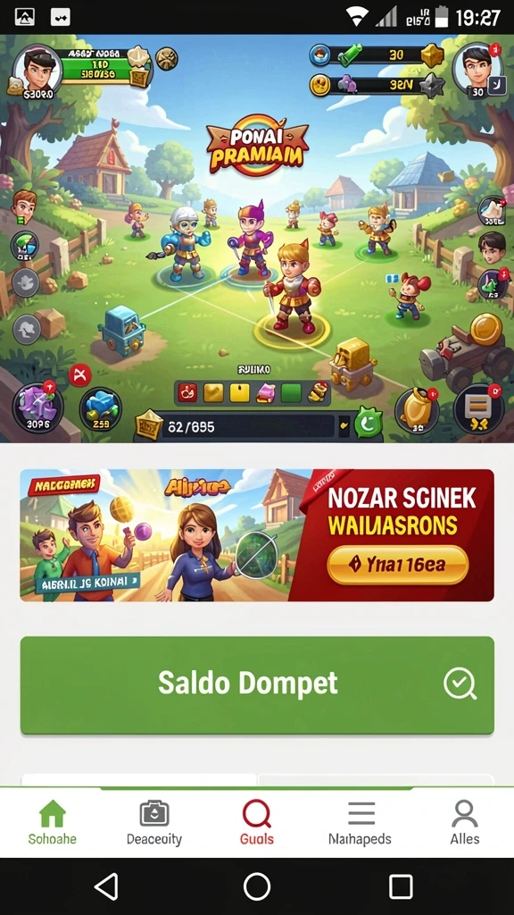 Beragam fitur permainan yang menarik dan interaktif.