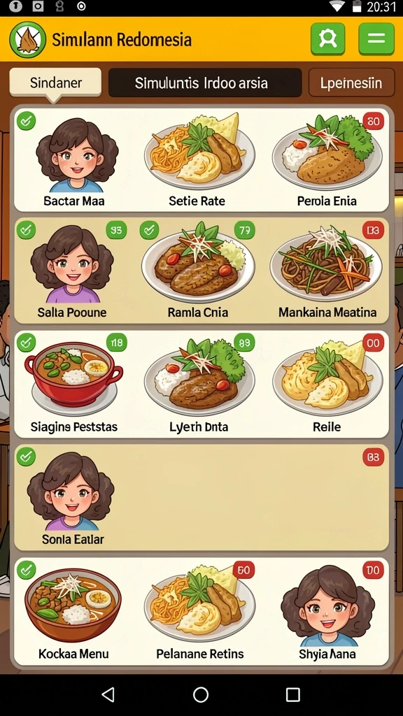 Tampilan antarmuka yang menarik dan mudah digunakan.