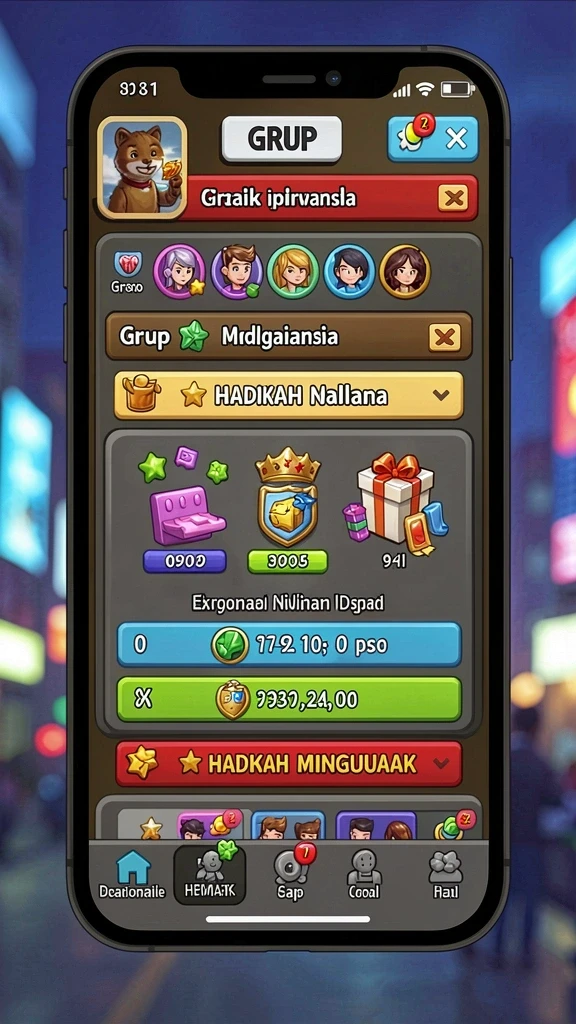 Fitur bonus yang menguntungkan dan putaran gratis.