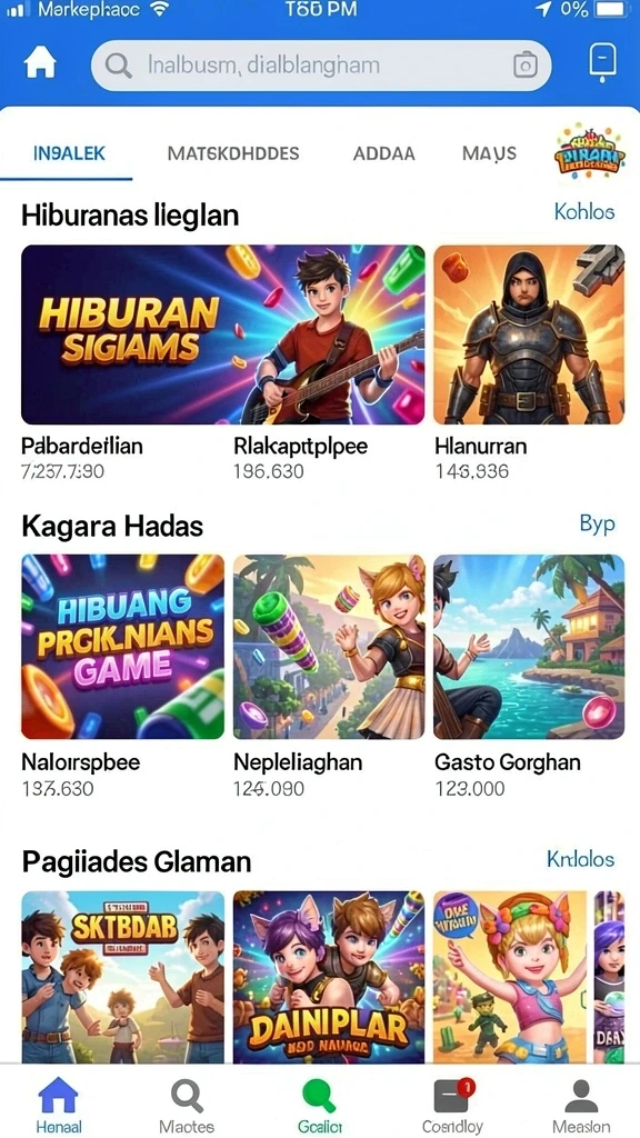 Tampilan antarmuka yang menarik dan mudah digunakan.