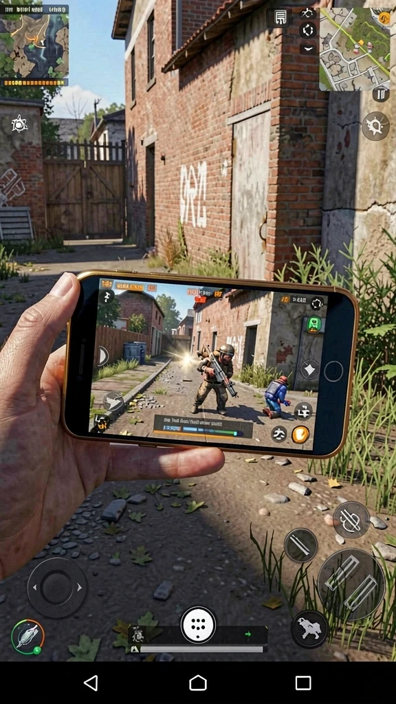 Screenshot level menantang yang harus diselesaikan oleh pemain.