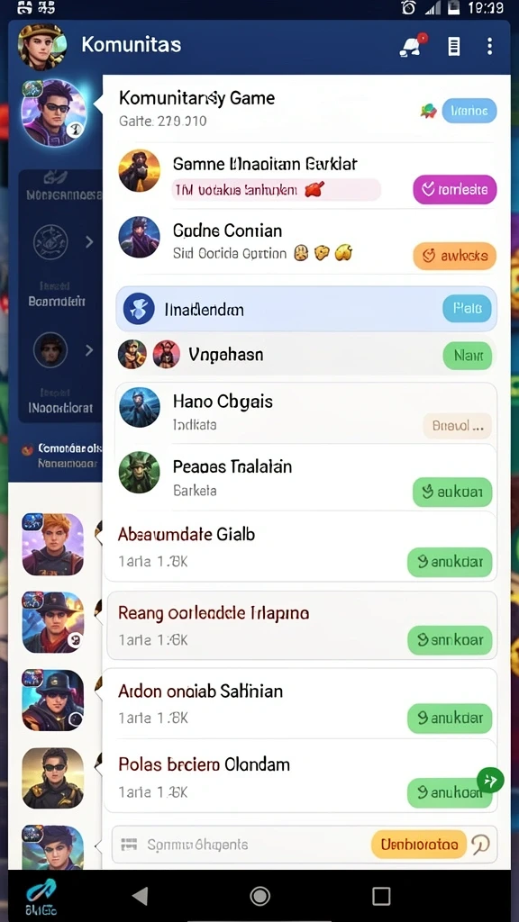Tampilan antarmuka PIONTOGEL yang menarik dan user-friendly.