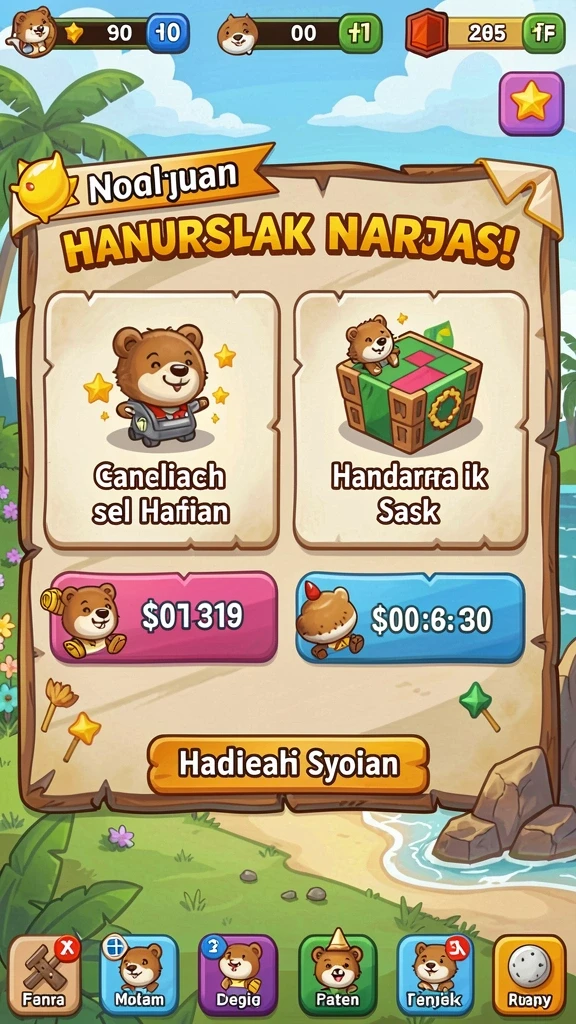 Fitur kompetisi yang memungkinkan pemain bersaing.