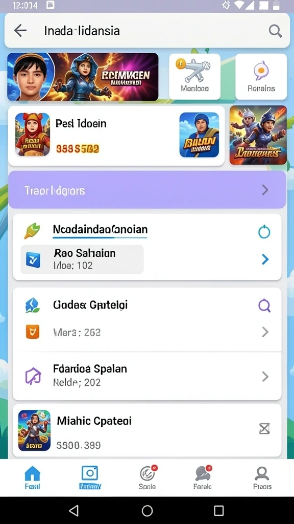 Level yang penuh tantangan dan peluang hadiah.