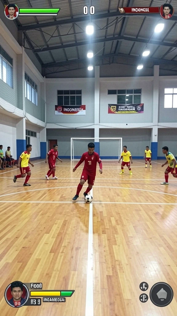 Tampilan awal yang menarik dan interaktif.