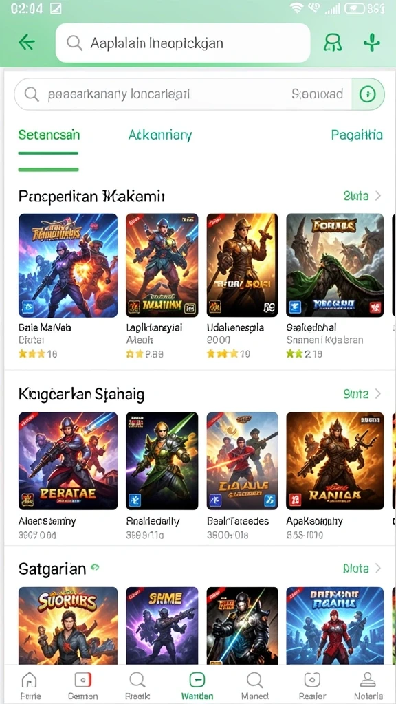 Tampilan antarmuka SAKTI77 yang menarik dan mudah digunakan.