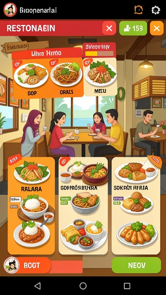 Fitur tantangan harian untuk meningkatkan level permainan.