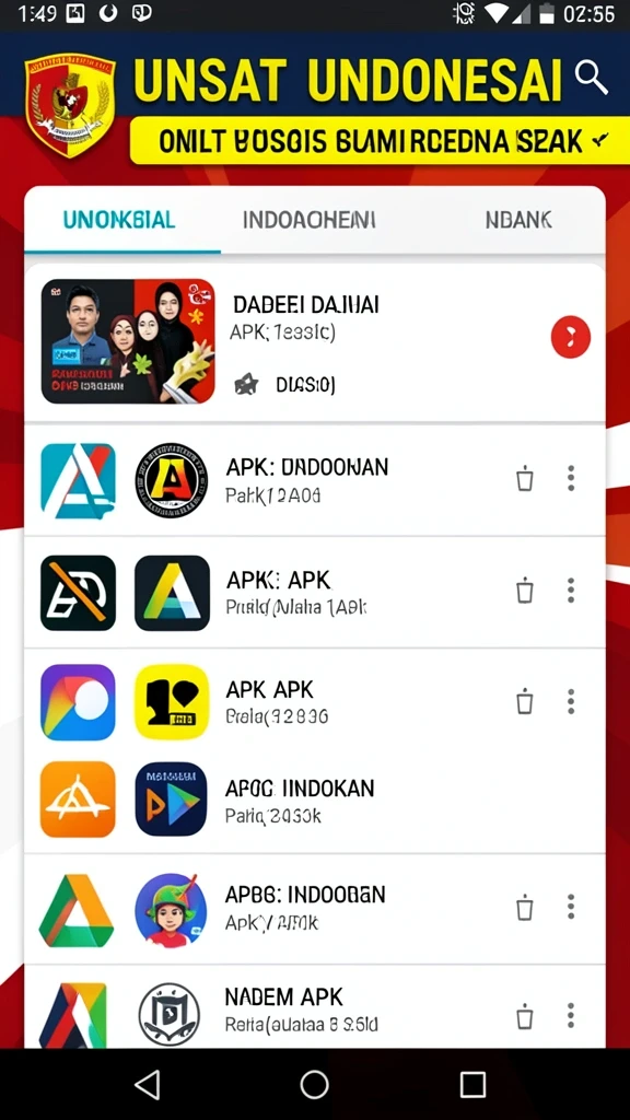 Tampilan antarmuka yang modern dan menarik.