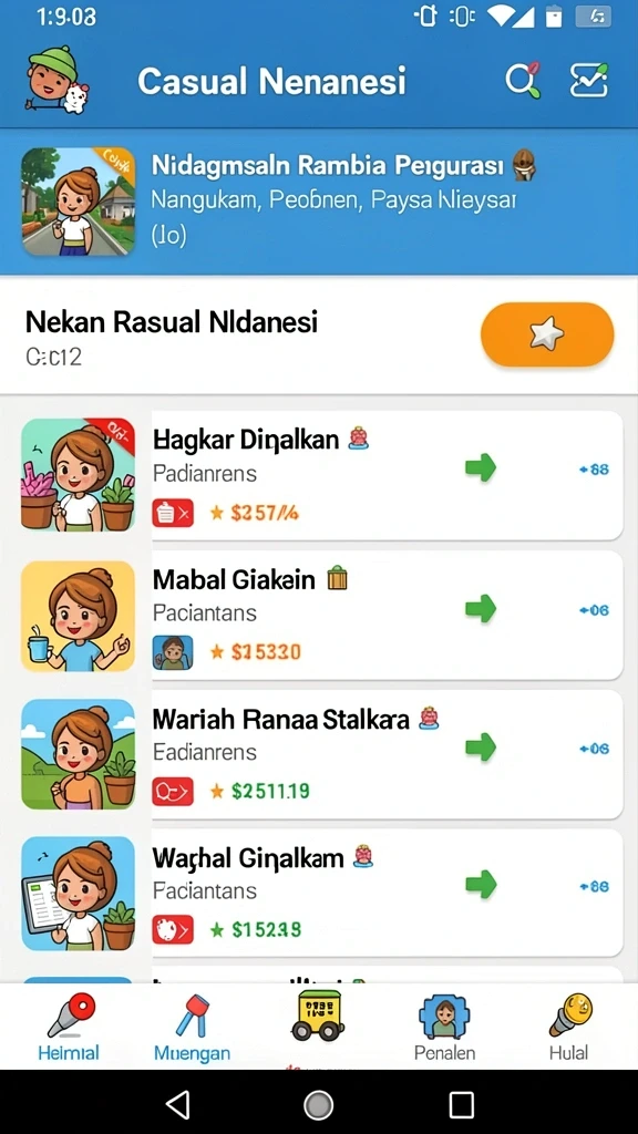 Mode permainan yang seru untuk tantangan bersama teman.