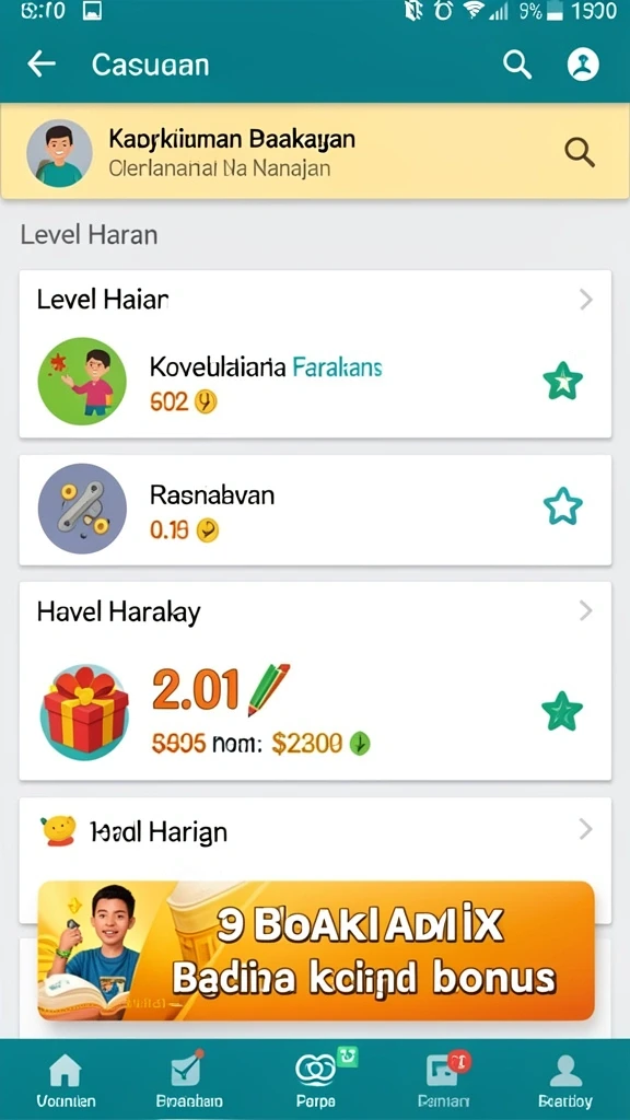 Tampilan karakter pahlawan yang memukau dan epik.